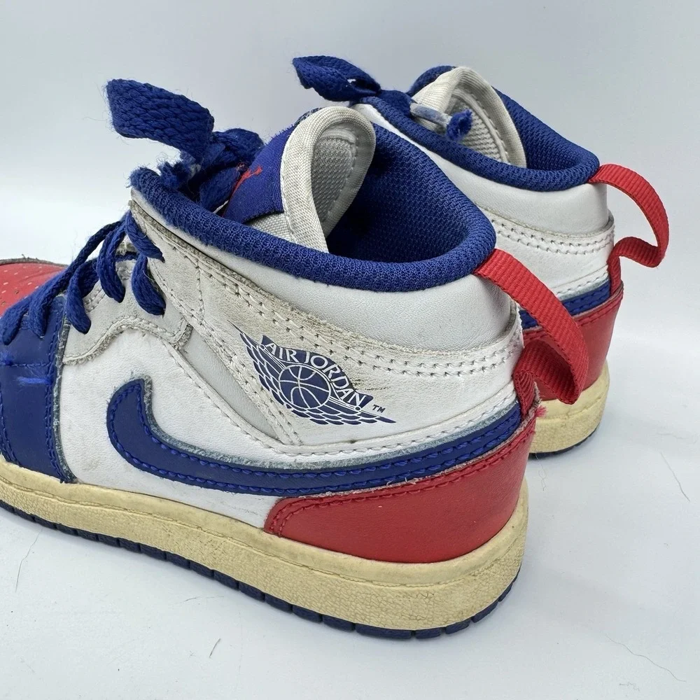 Nike Air Jordan 1 Mid (GS) Shoes Rare Air USA DQ8424-102 Gradeschool Youth 11 C